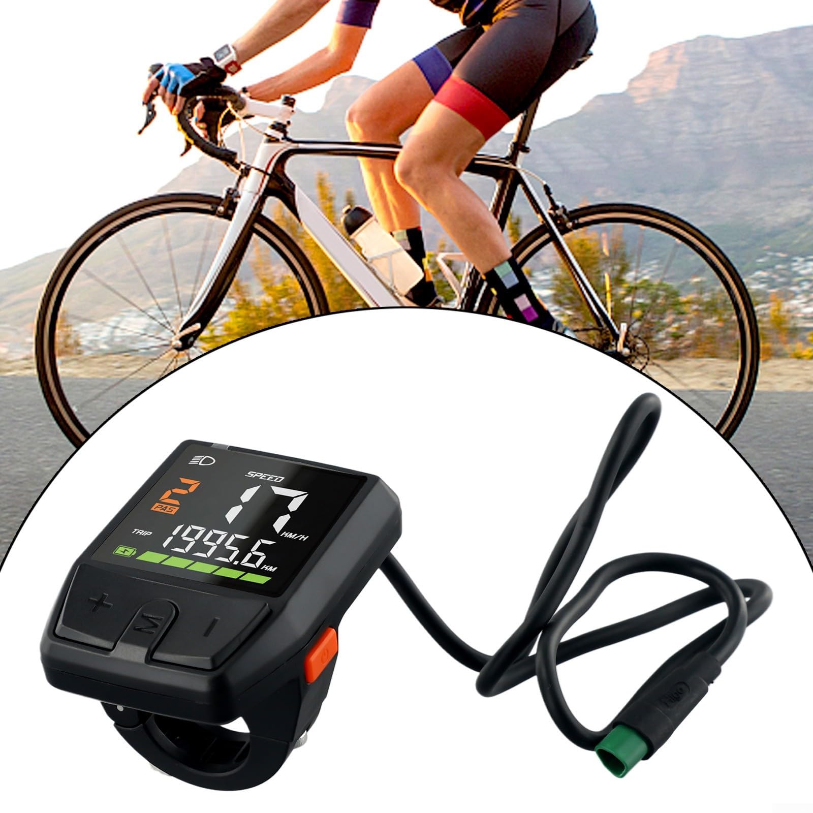 Pantalla LCD para bicicleta eléctrica, para Bafang-M500 M600 BBS01 02 HD Motor DZ4, pantalla de protocolo Ebike UART/CAN, ligera y compacta