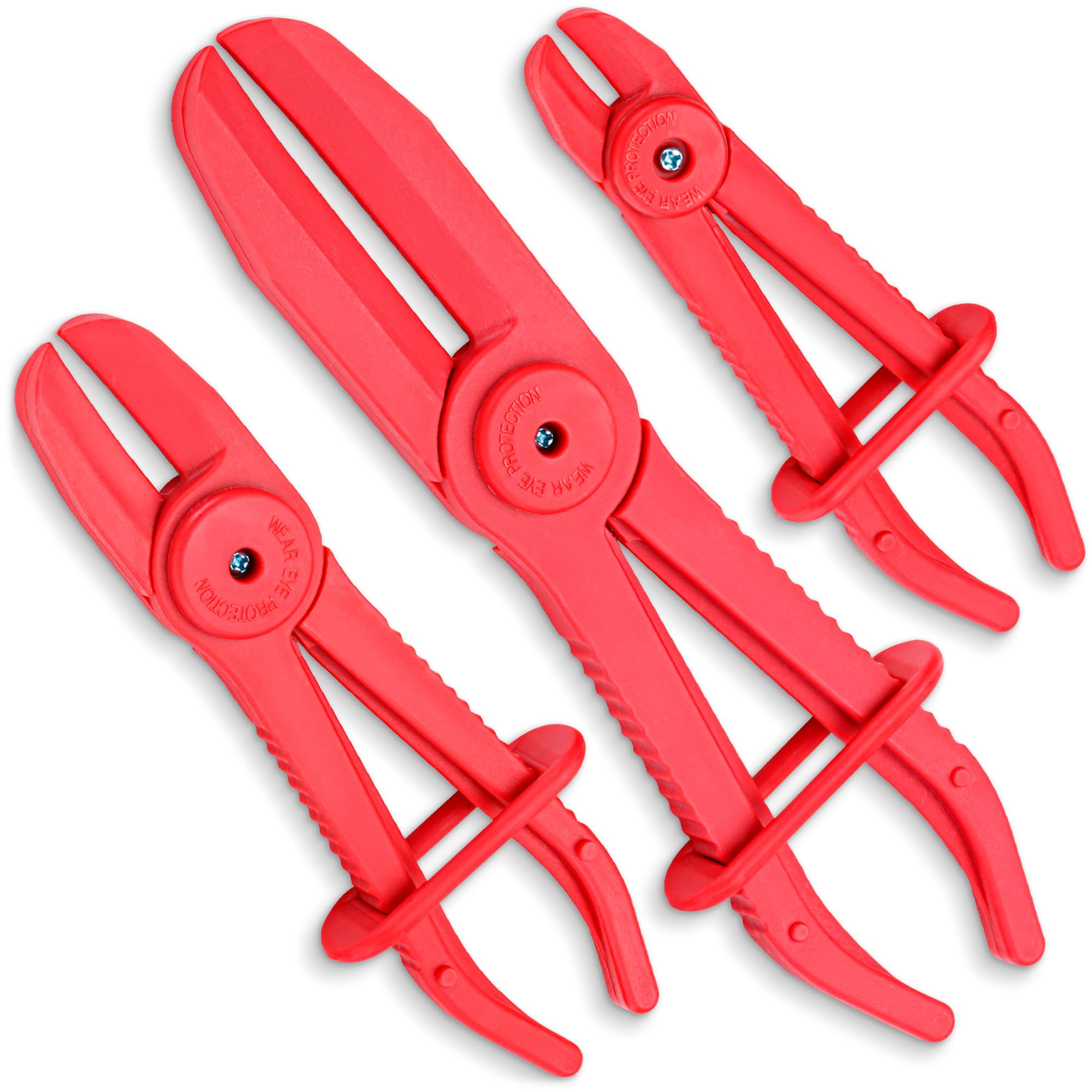 Pinza Stringitubo LIBRATON A Cricchetto - Set 3 Pezzi Da 8, 10 E 12 Pollici Per Tubi Flessibili - Foto 9