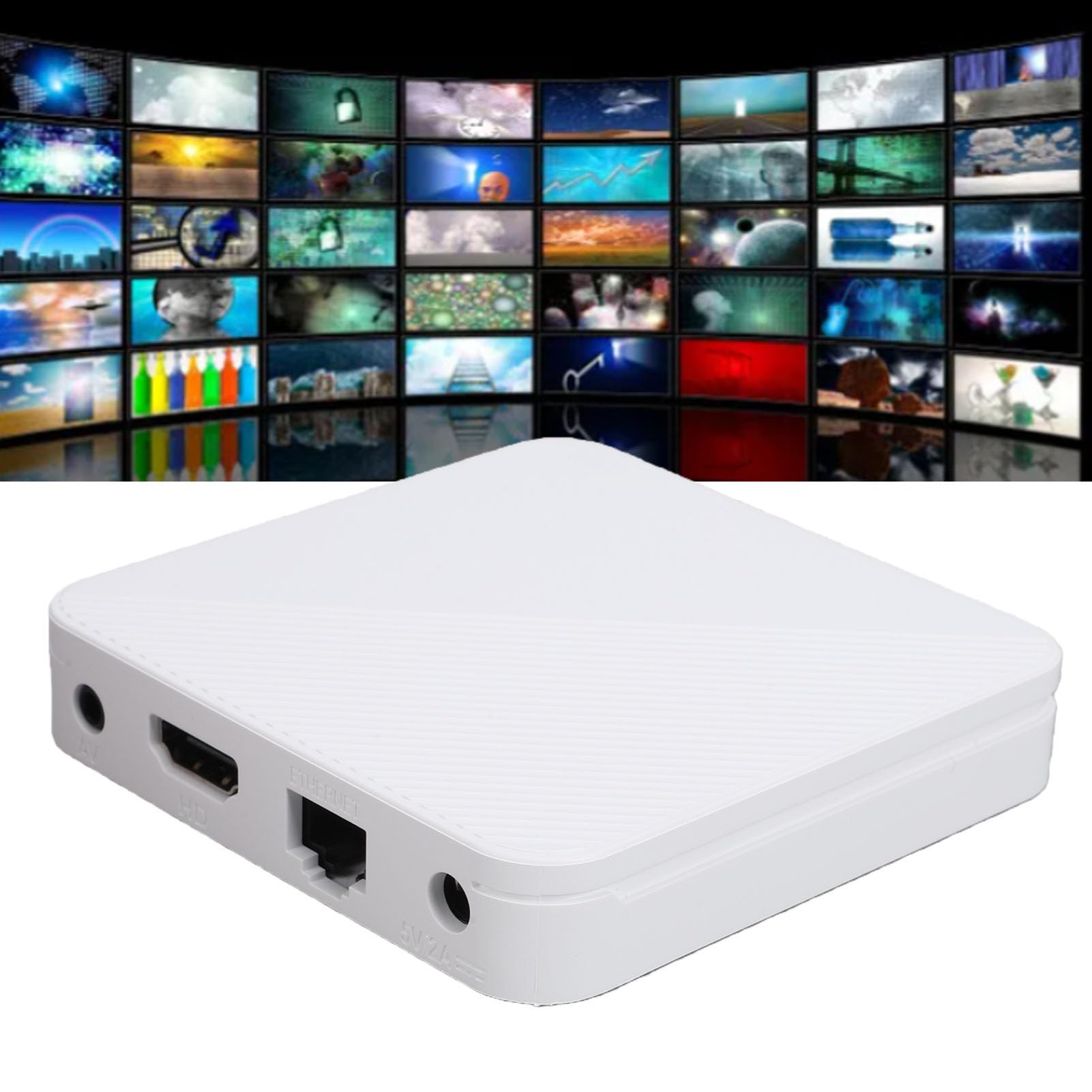 LICAEVEY Urządzenie do Transmisji Strumieniowej TV Box 4K Ultra HD, 16 GB z Pilotem WiFi 6 Bluetooth 5.0, Obsługa Systemu Android 14.0 do Rozrywki Domowej