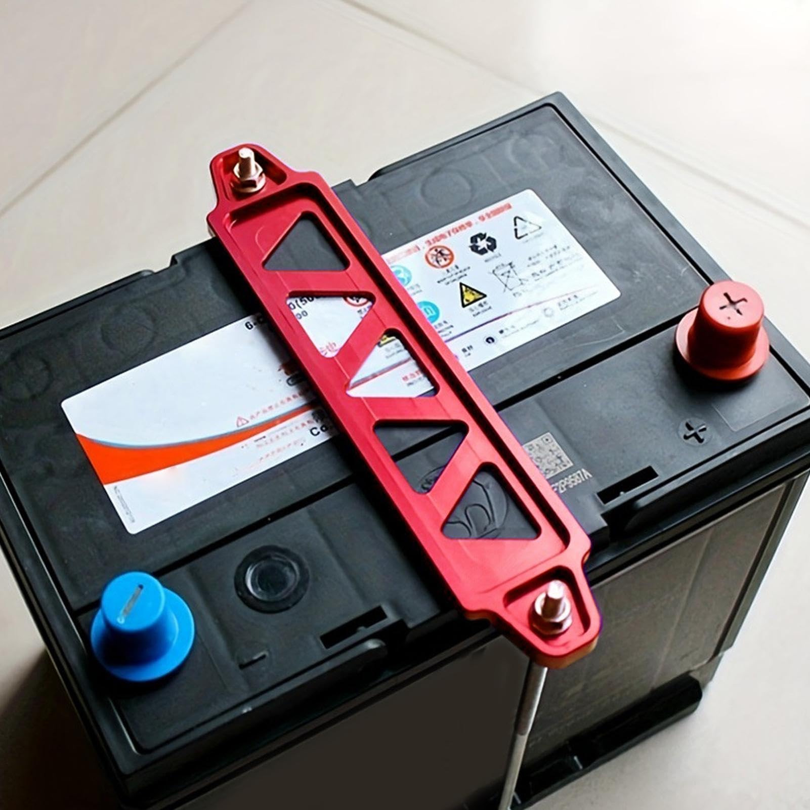 Amazon | カーバッテリー固定ホルダー、頑丈なバッテリーキャリア