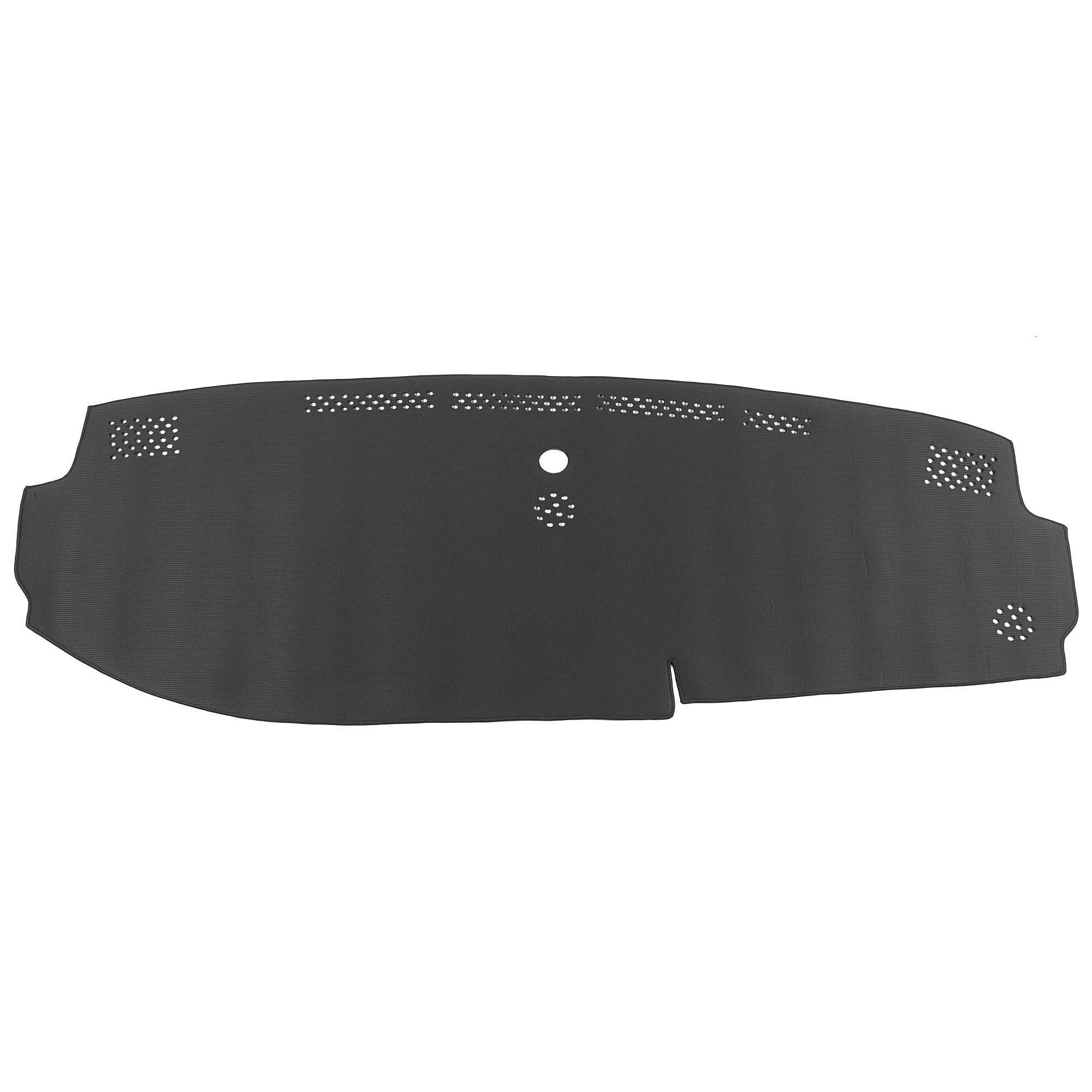 Wellvisors Black Dash Mat Dashboard Cover Compatible With Toyota 2015-2020 Sienna