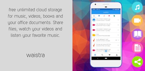 waistra - free unlimited cloud storage app