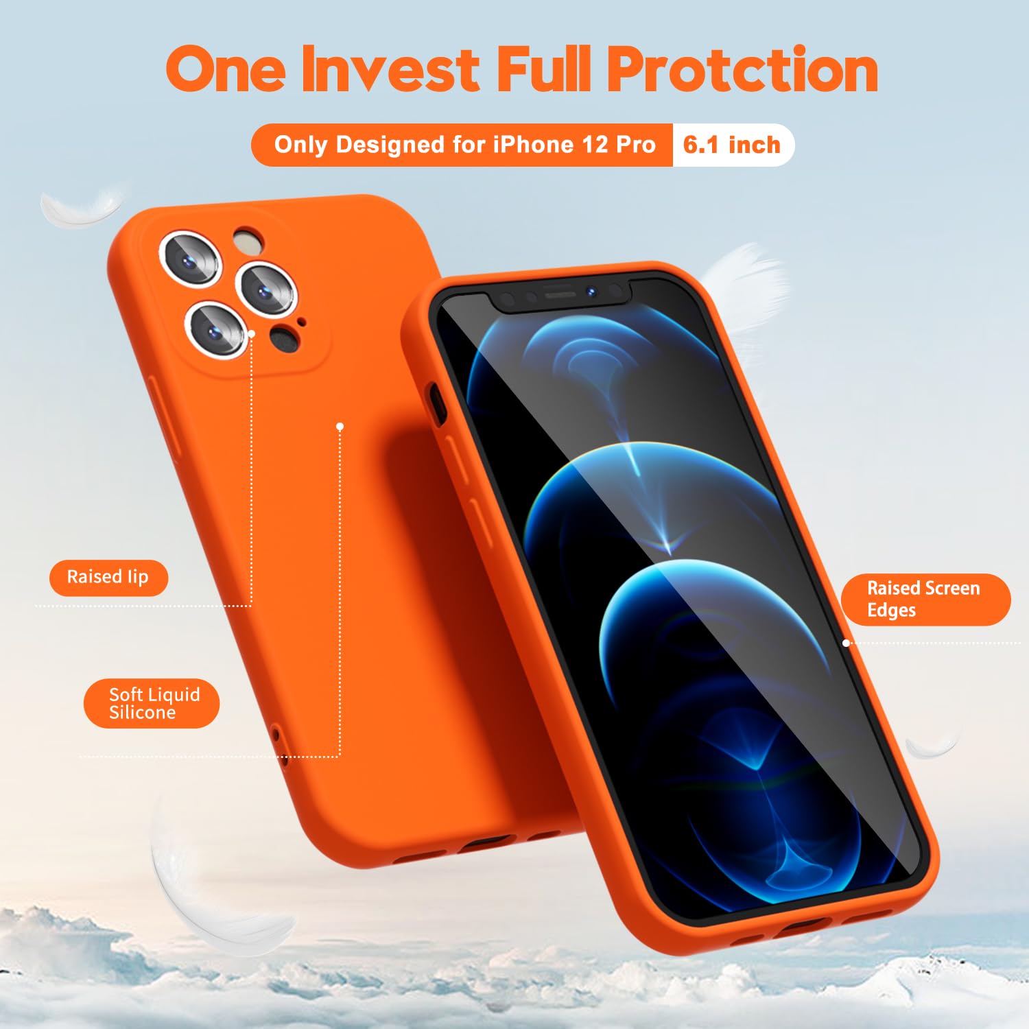 oakxco for iPhone 16 Pro Max Case Liquid Silicone, Soft Rubber Gel Elegant Aesthetic Basic Simple Cover, Cute Thin Slim TPU Matte Solid Color Plain Smooth Case for Women Girl, Light Pink — view 1626
