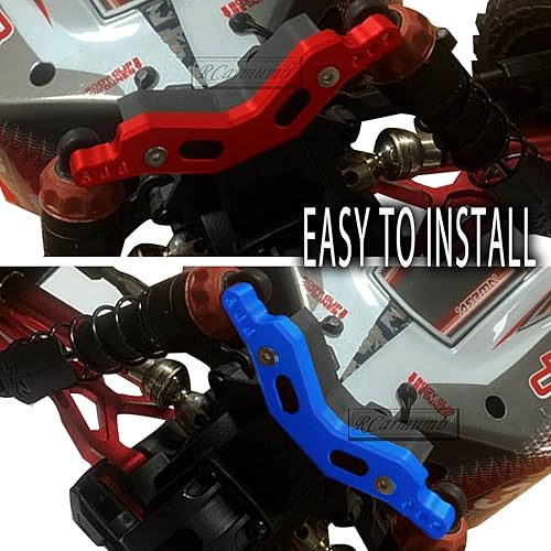 Miniatura 4 de Torre de choque frontal y trasera de aleación para 110 Big Rock 3S BLX, granitoSenton 3S BLX (Mega550), 18 Typhon 3S BLX (Mega550), azul marino