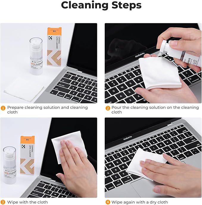 Kit de limpieza para lentes K&F CONCEPT Spray Lens Cleaner miniatura 3