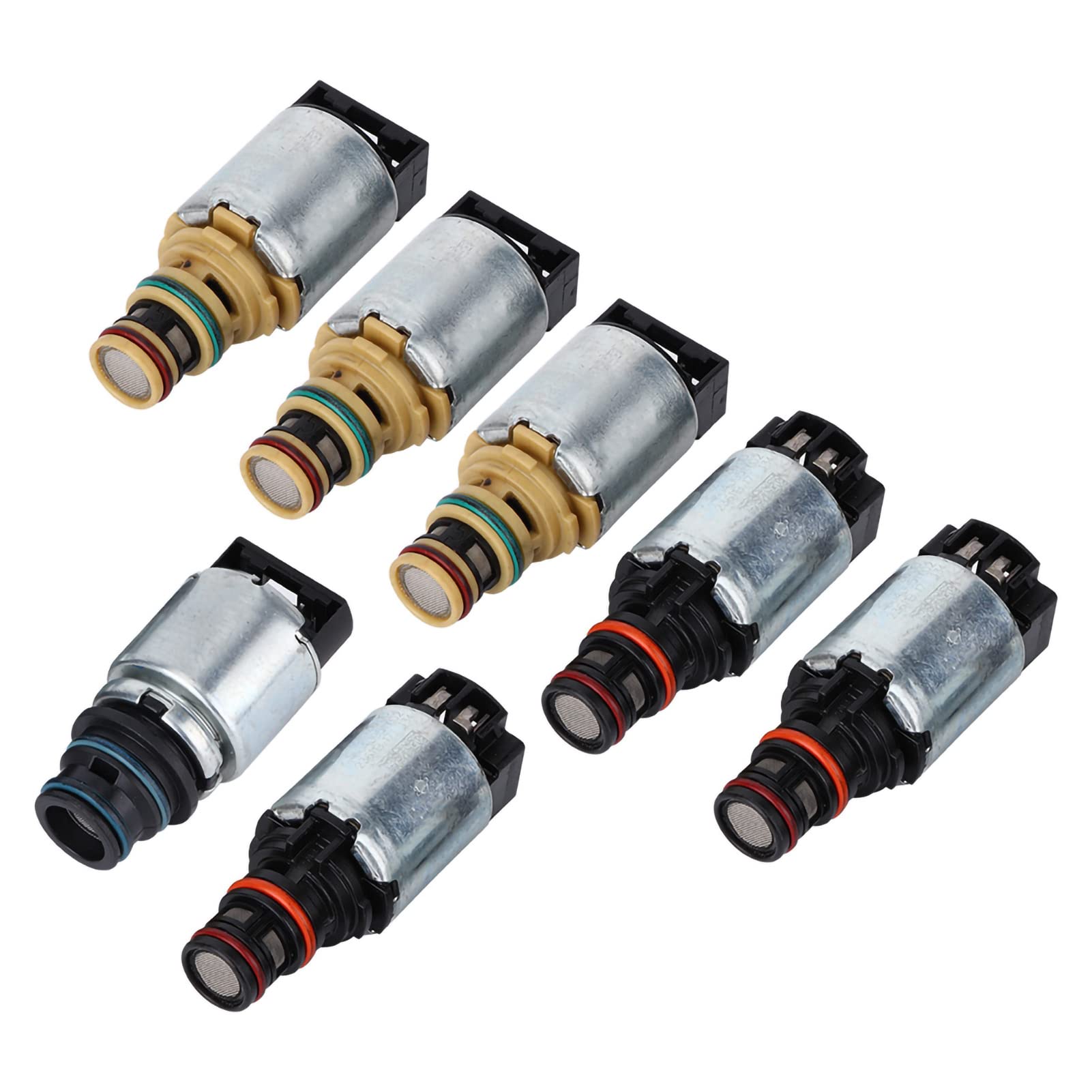 Set di 7 Elettrovalvole per Trasmissione Automatica 6T40,Set di solenoidi di trasmissione 6T40 Parti di trasmissione automatica compatibili con 06-11 Terrain
