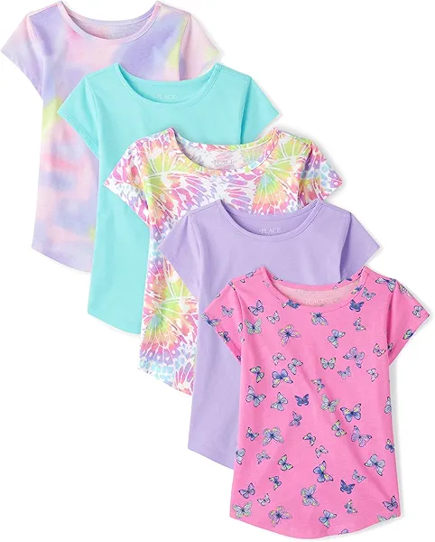 The Children's Place Girls' Short Sleeve Knit T-Shirt