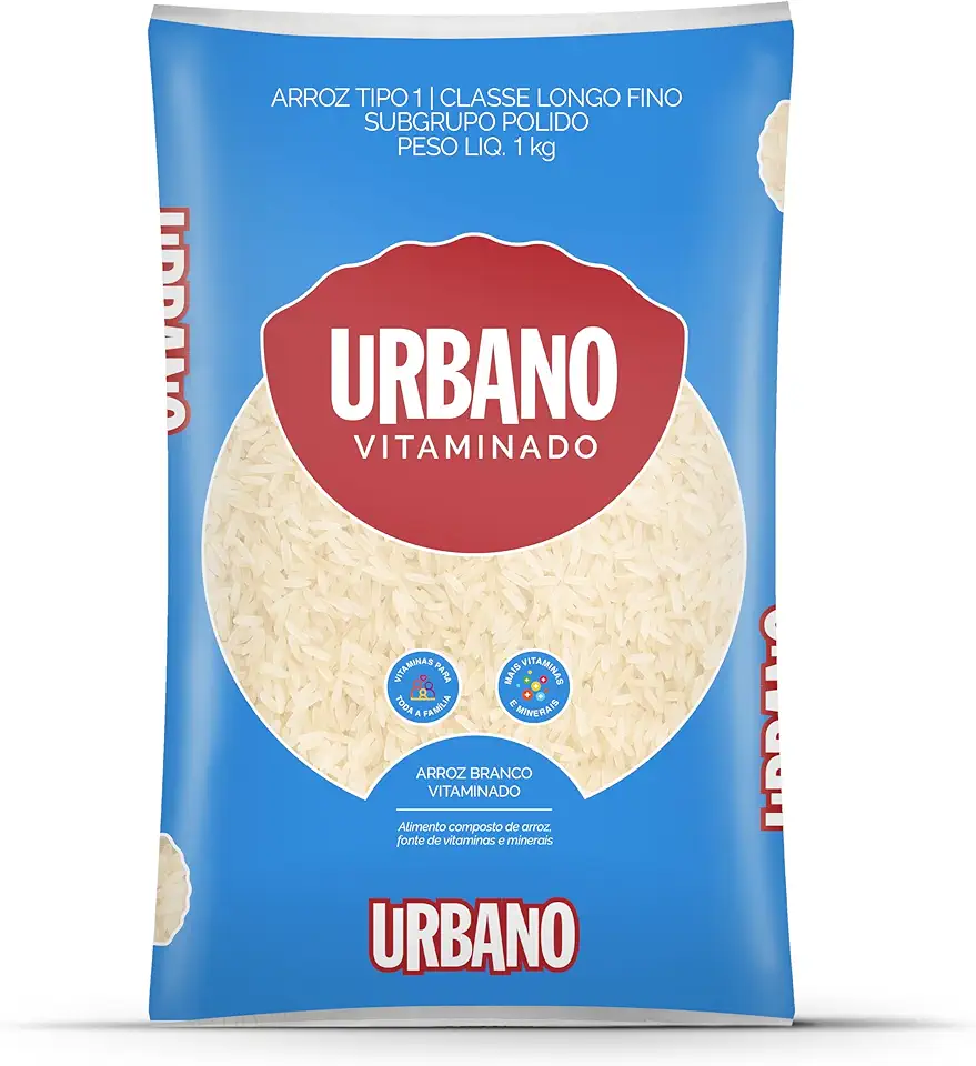 Urbano, Arroz Branco Vitaminado - 1kg