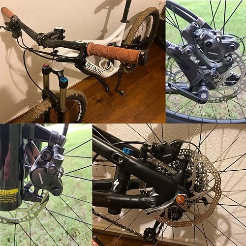 Miniatura 7 de Cyclon Frenos hidráulicos Shimano MT200 con rotores Shimano SM-RT26 de 6.299 in7.087 in, delantero izquierdo de 31.496 in, parte trasera derecha,