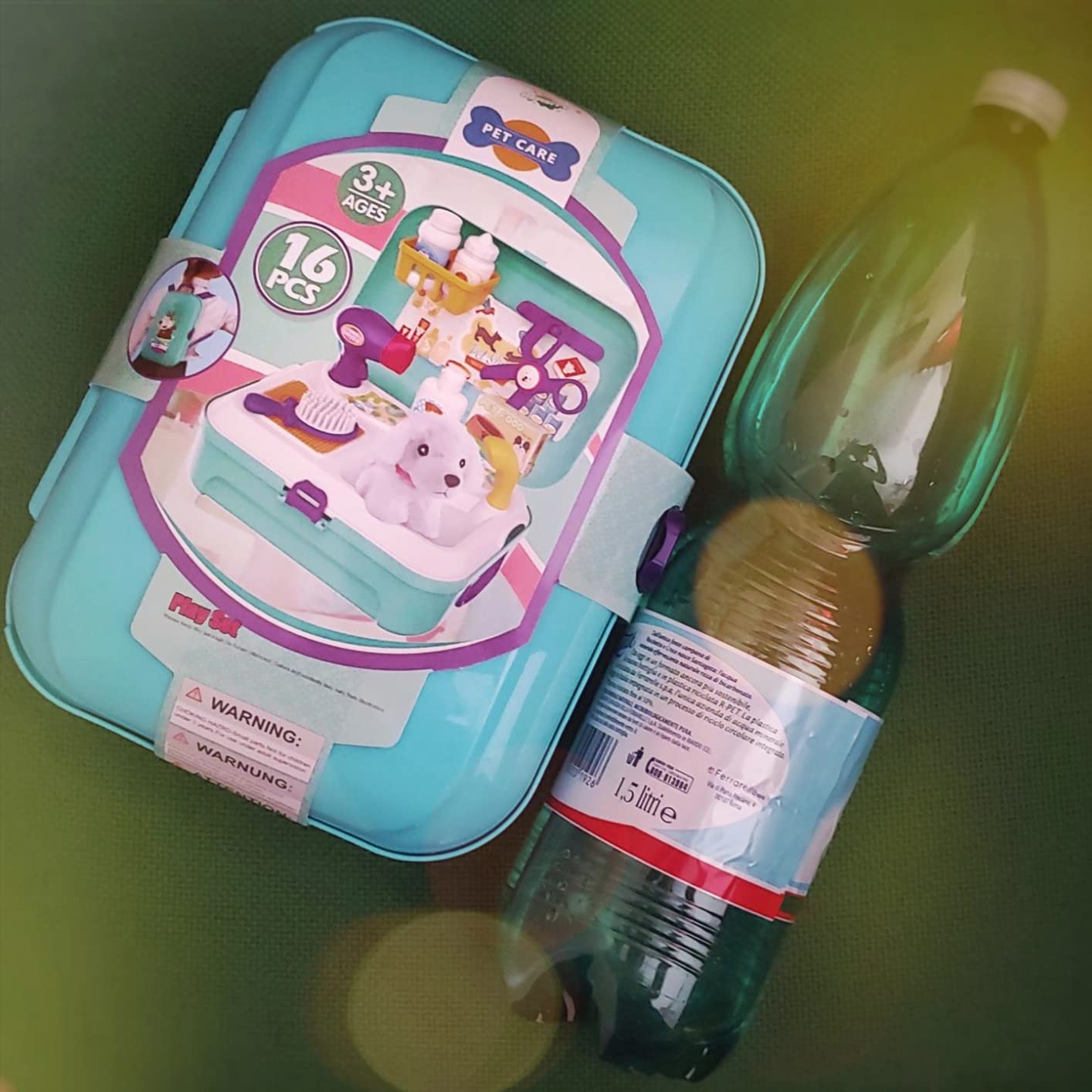 HERSITY Gioco Dottore Bambini, Bambola Interattiva Bambina Parlante con 12 Sonore Apertura e Chiusura Automatica Occhi, Vestiti per Bambole Giochi di Imitazione 2 3 Anno Bambino