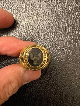 CALEE カレッジリング　19号　ブラック　当時物 CALEE カレッジリング 19号 ブラック 当時物 - メルカリ