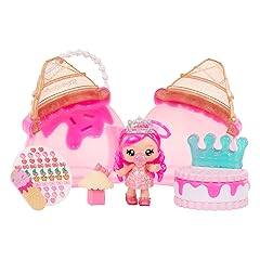 Yummiland Beauty Bag Playset + Lip Gloss Doll - Ice Cream Bag Includes Exclusive Bianca Bubbglegum, Nail Polish + Nail Stickers, Manicure, Doll Playset, Cosmetic Play 4+
