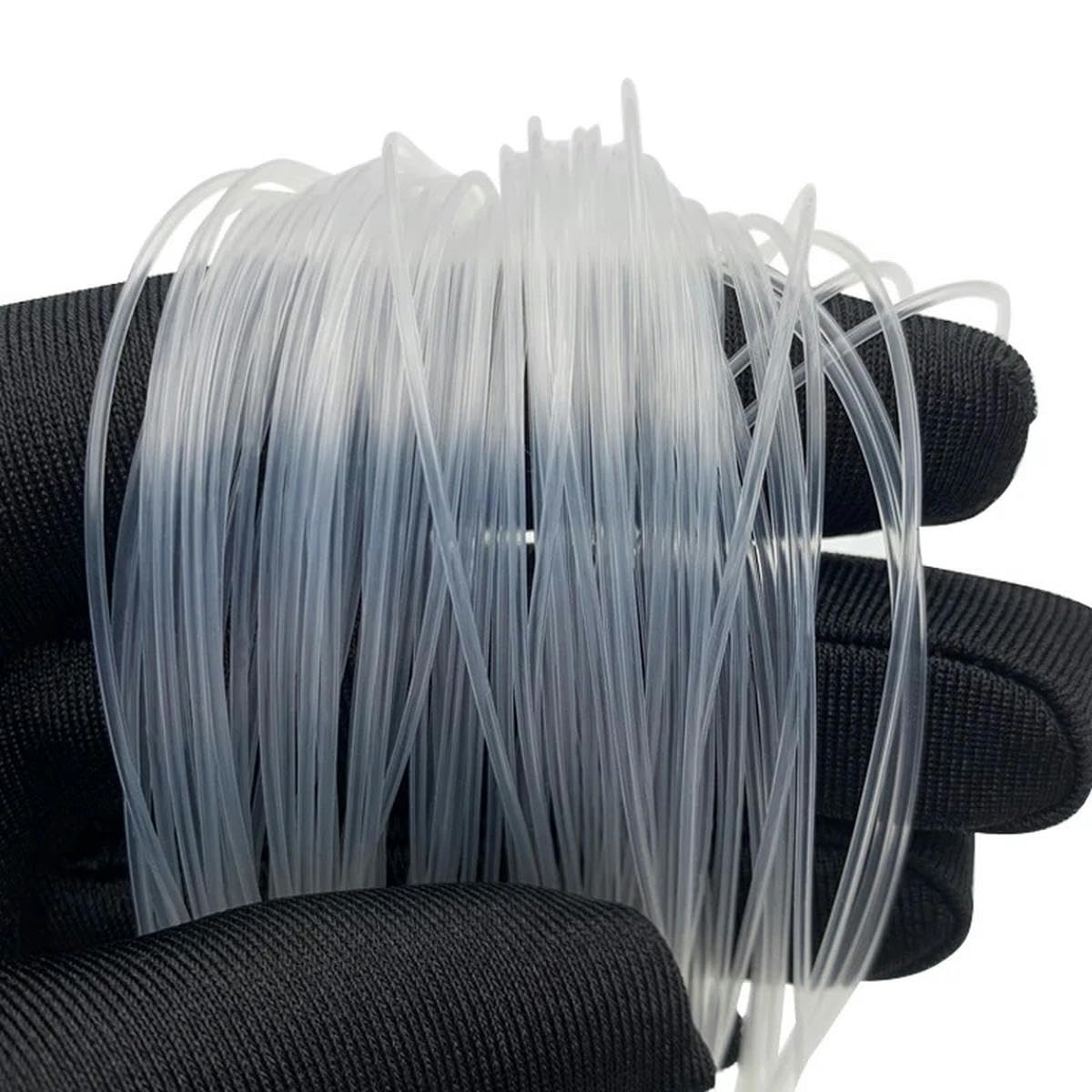 Tubi morbidi in silicone trasparente da 5 metri/10 metri Tubo flessibile per pompa dell'acqua 0,5 0,8 1 1,5 1,6 1,7 2 2,5 3 3,5 4 mm Diametro interno-Trasparente-10 m-ID 3 mm OD 8 mm