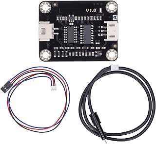 TDS Meter Sensor Module for Water Quality Monitoring, 3.3V-5.5V Conductivity Analog Sensor Compatible with Arduino, Dual Probe XH2.54-3Pin/2P Jumper Wire