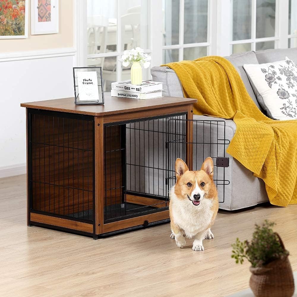 Amazon | Jiixzao中型犬 小型犬 犬小屋 木製 犬小屋 ペット