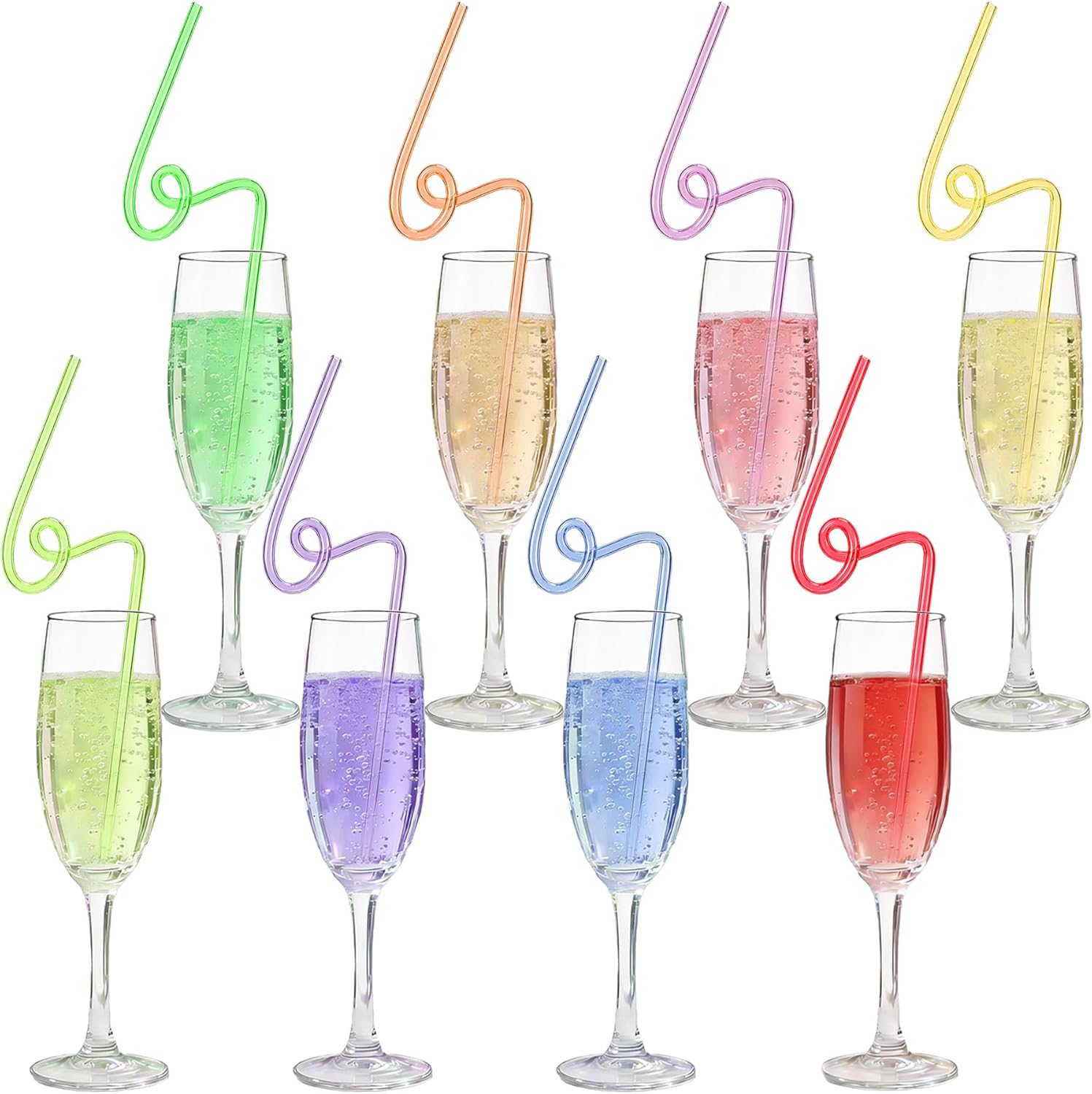 6-7 Meme Party Supplies Straws - 67 Popular Saying Crazy Silly Straws - Funny Six Seven Internet Meme Reusable Drinking Straw for 6 7 Meme Gen Theme Birthday Party Decorations Favors