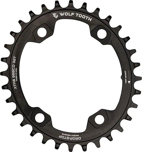 Miniatura 3 de Wolf Tooth XTR M9000 96 BCD Plate, negro, 30