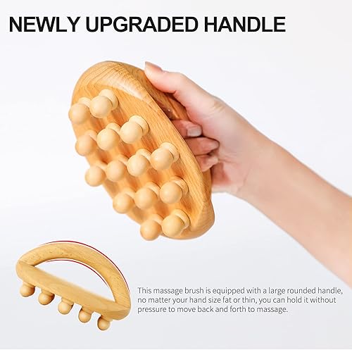 Miniatura 4 de Herramientas de masaje de terapia de madera 7 en 1, regalos para mujeres y hombres, regalos de Navidad para familiaamigopapámamá, masajeador de