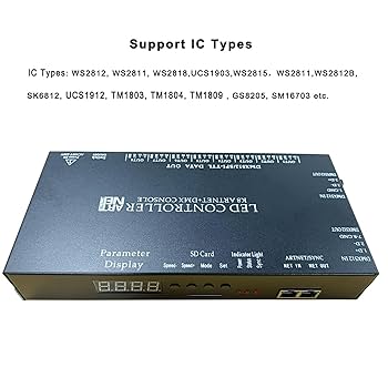 dmxページ Amazon.com: SP201E DMX512 DMX to SPI Controller Decoder