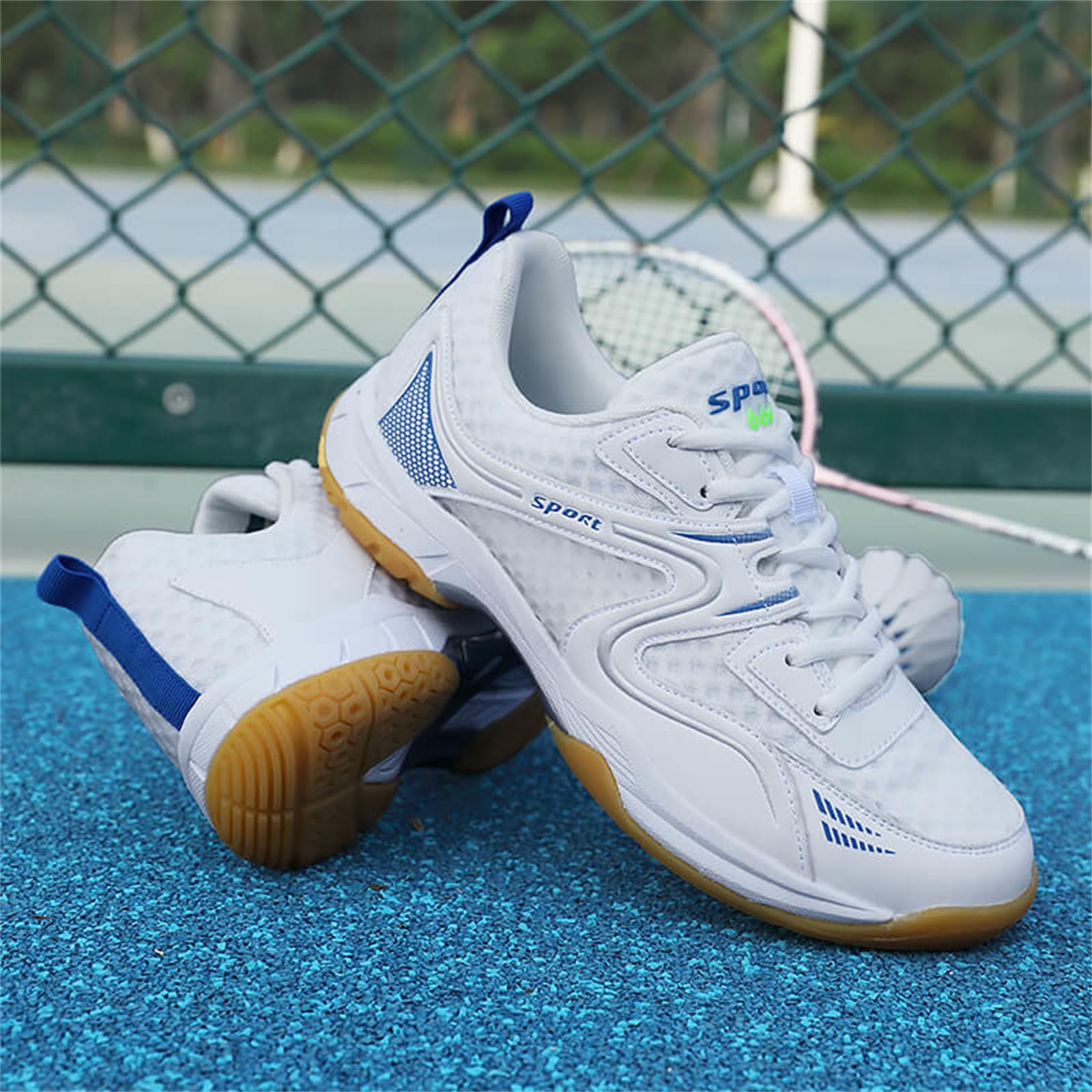 Zapatos De Bádminton Hombres Mujeres Zapatos De Tenis Y Squash Zapatos Antideslizantes para Canchas Deportivas para Interiores Y Exteriores