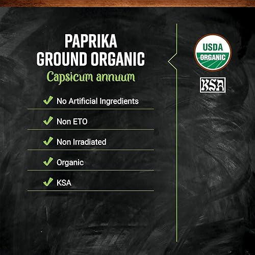 Miniatura 6 de FRONTIER Co-op Orgánica Paprika, piso, 1 libra Bulk Bolsa