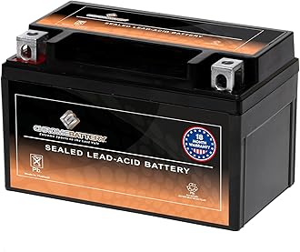 CB CHROMEBATTERY YTZ10S 12 V 120 CCA AGM – Maintenance-Free 9 Ah Battery for Sportbike, ATV, Scooter, Jet Ski – T3 Nut & Bolt Terminal – Fits Honda CBR600RR, Yamaha FZ6R & More