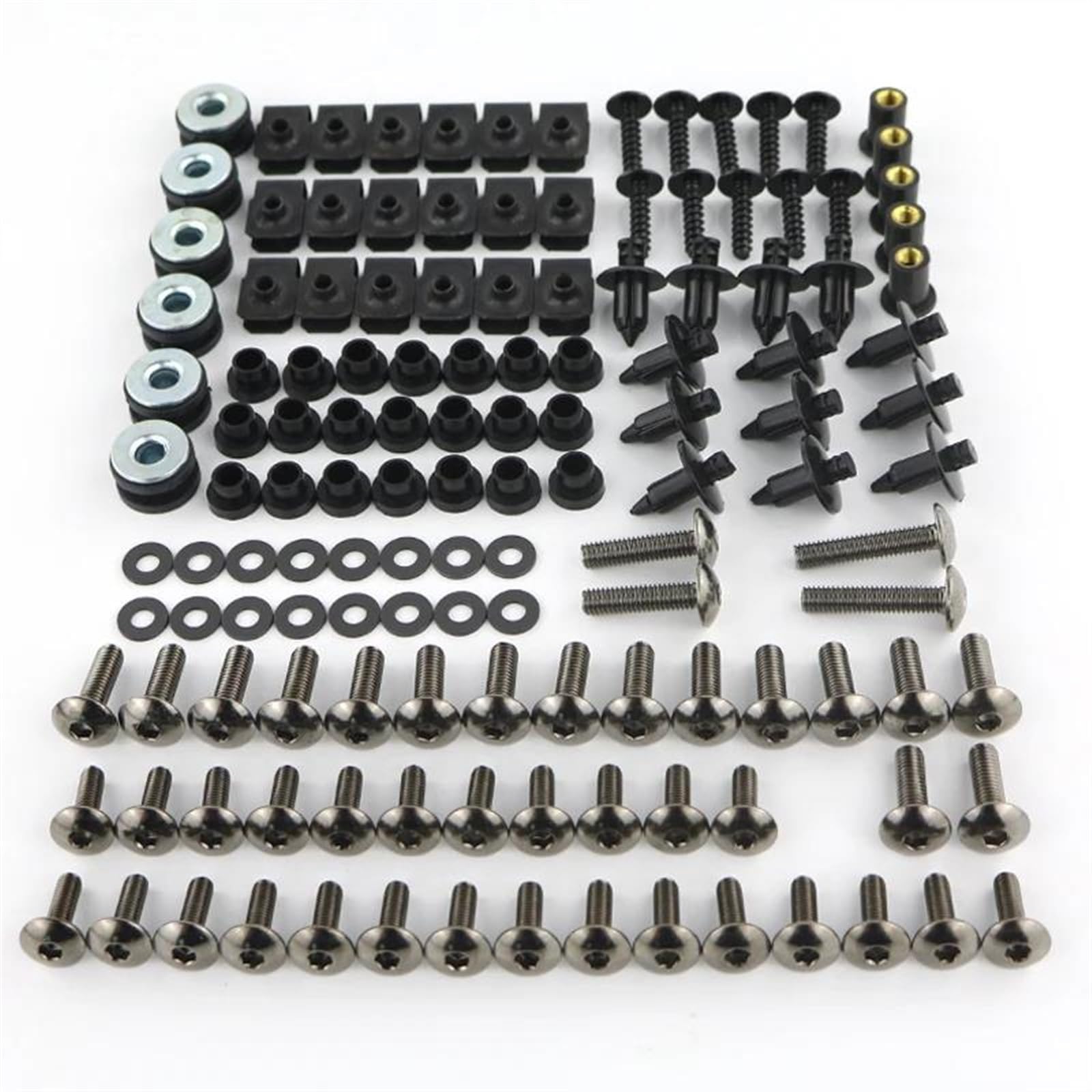 Motorcycle Fairing Screws Kit Windscreen Bolts For YZF600R YZF-R6 R6 R6S YZF1000R YZF750R CNC Alloy(Titanium)