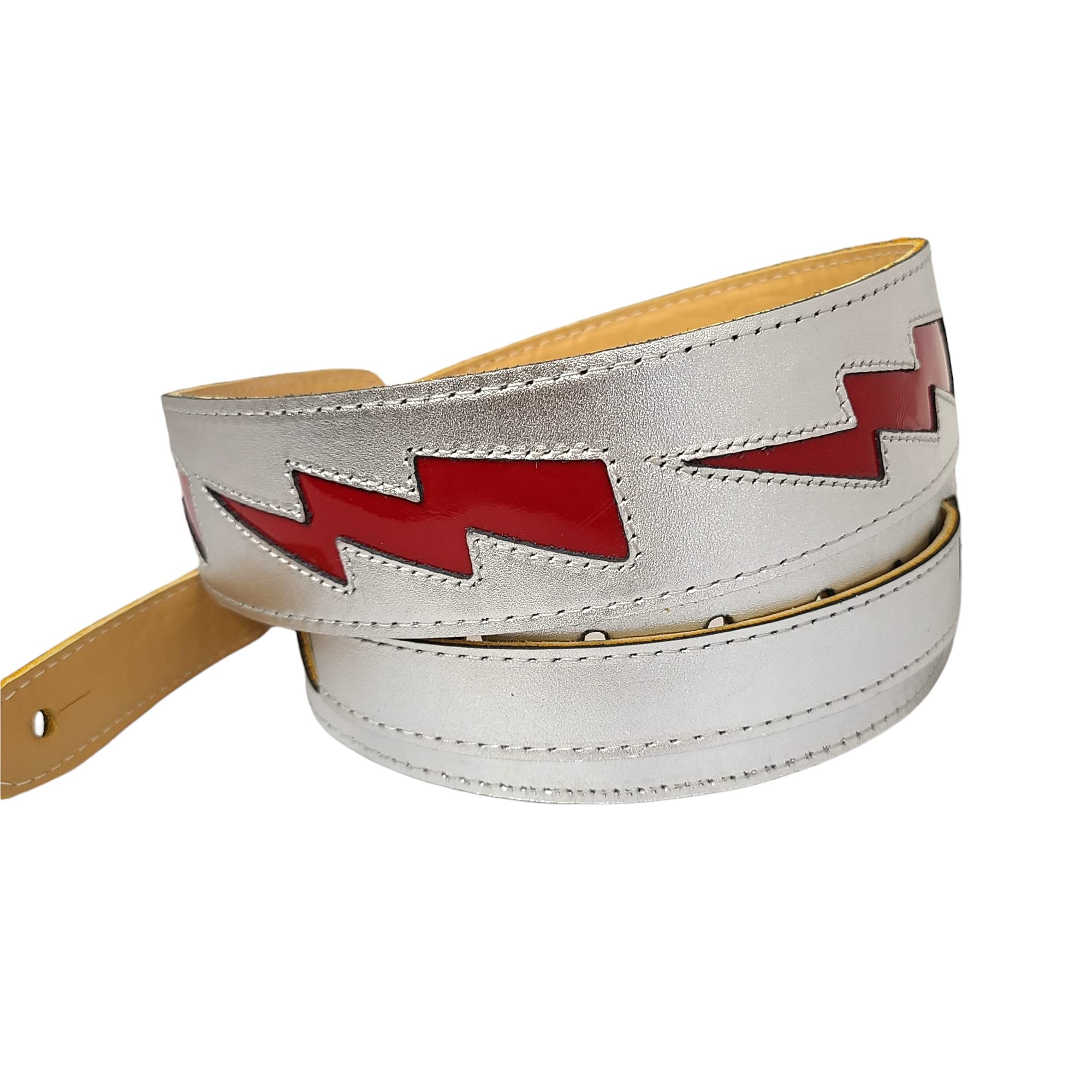 Amazon.com: Henry Heller Guitar Strap (HPDB-SR), Silver Red