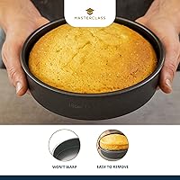 Vista 4 de MasterClass - Lata redonda antiadherente con base suelta, 18 cm (7")