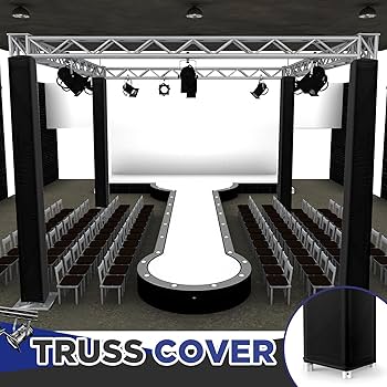 Amazon.com: Hahafelt 4 Pcs Black Truss Cover Fits 8.2 ft x