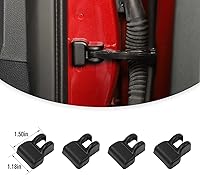 Vista 3 de Jimen Compatible con Ford F150/Ford Bronco Sport 2021-2023, 4 piezas de cubiertas protectoras de brazo de control de puerta de automóvil