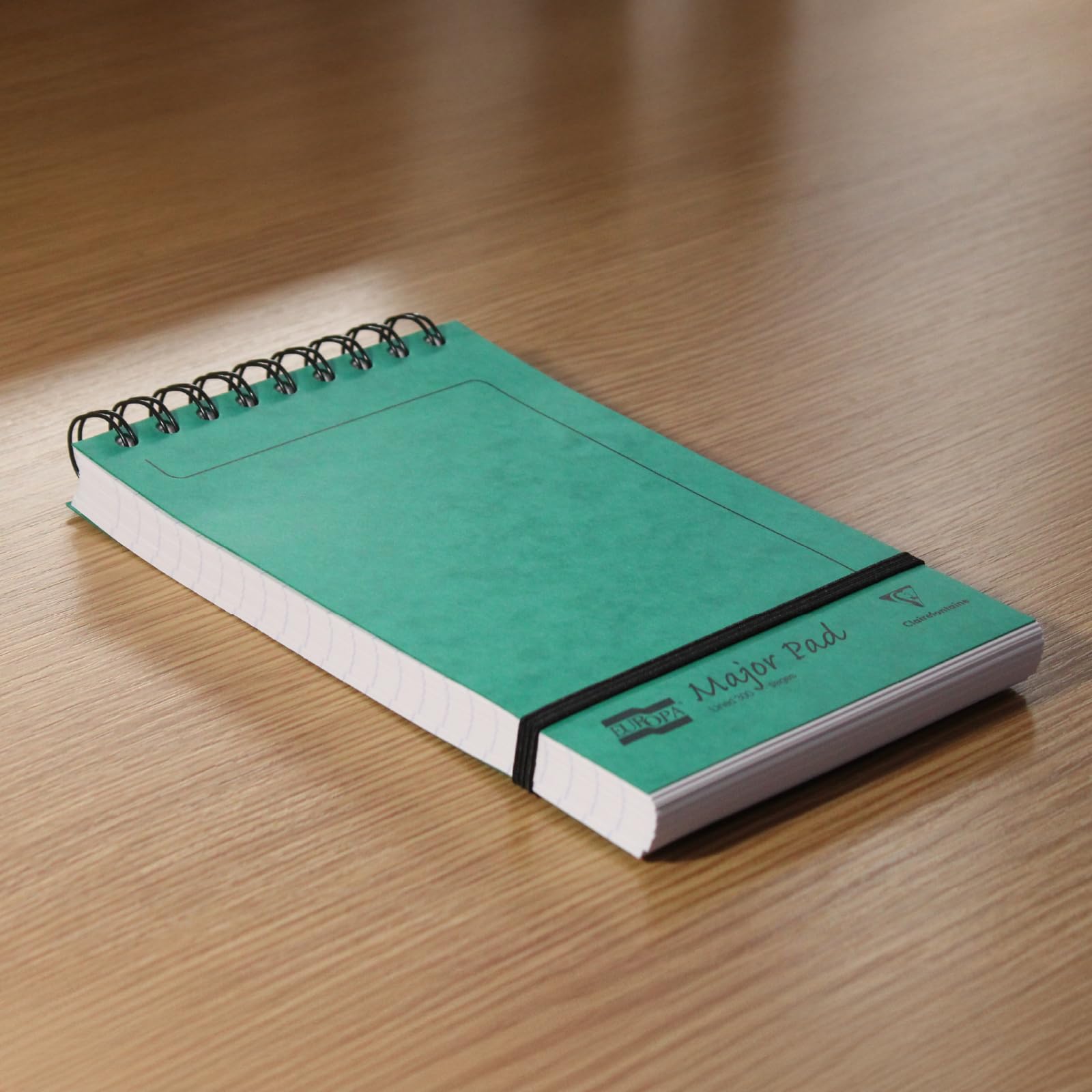 Clairefontaine Major Pad Europa 4880Z - Set di 10 quaderni a spirale, 12,7 x 20,7 cm, 300 pagine a righe, 90 g, copertina in cartoncino lucido, colori casuali