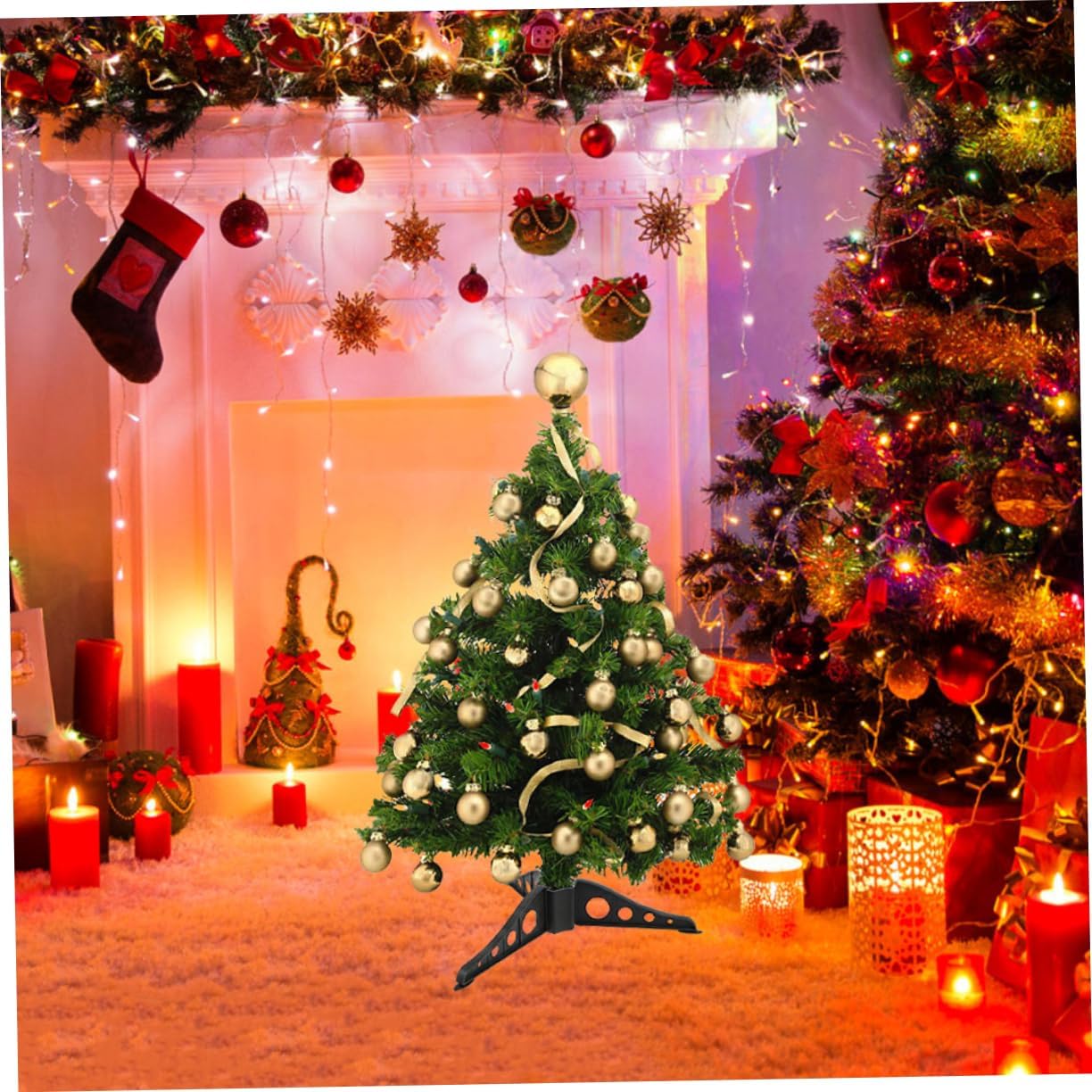 PRETYZOOM 10pcs Xmas Tree Stand Base Christmas Tree Bracket for Installation Stable Support