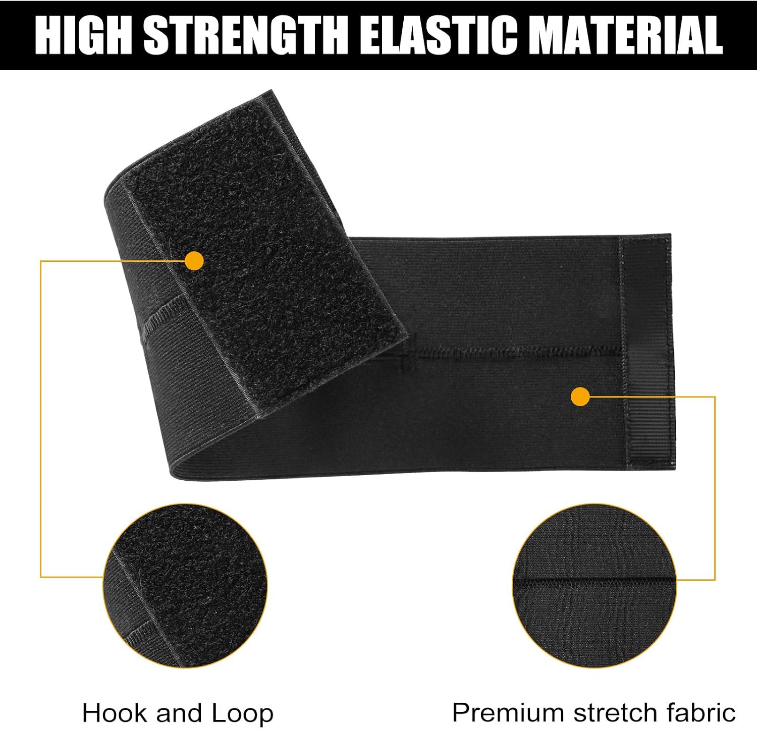 XIHIRCD 4pcs Glove Wrap Band, Elastic Glove Wrap Softball Easy to Put On and Take Off Athlete Gifts Baseball Glove Strap Fit All Gloves, Quickly Keep The Pocket Formed
