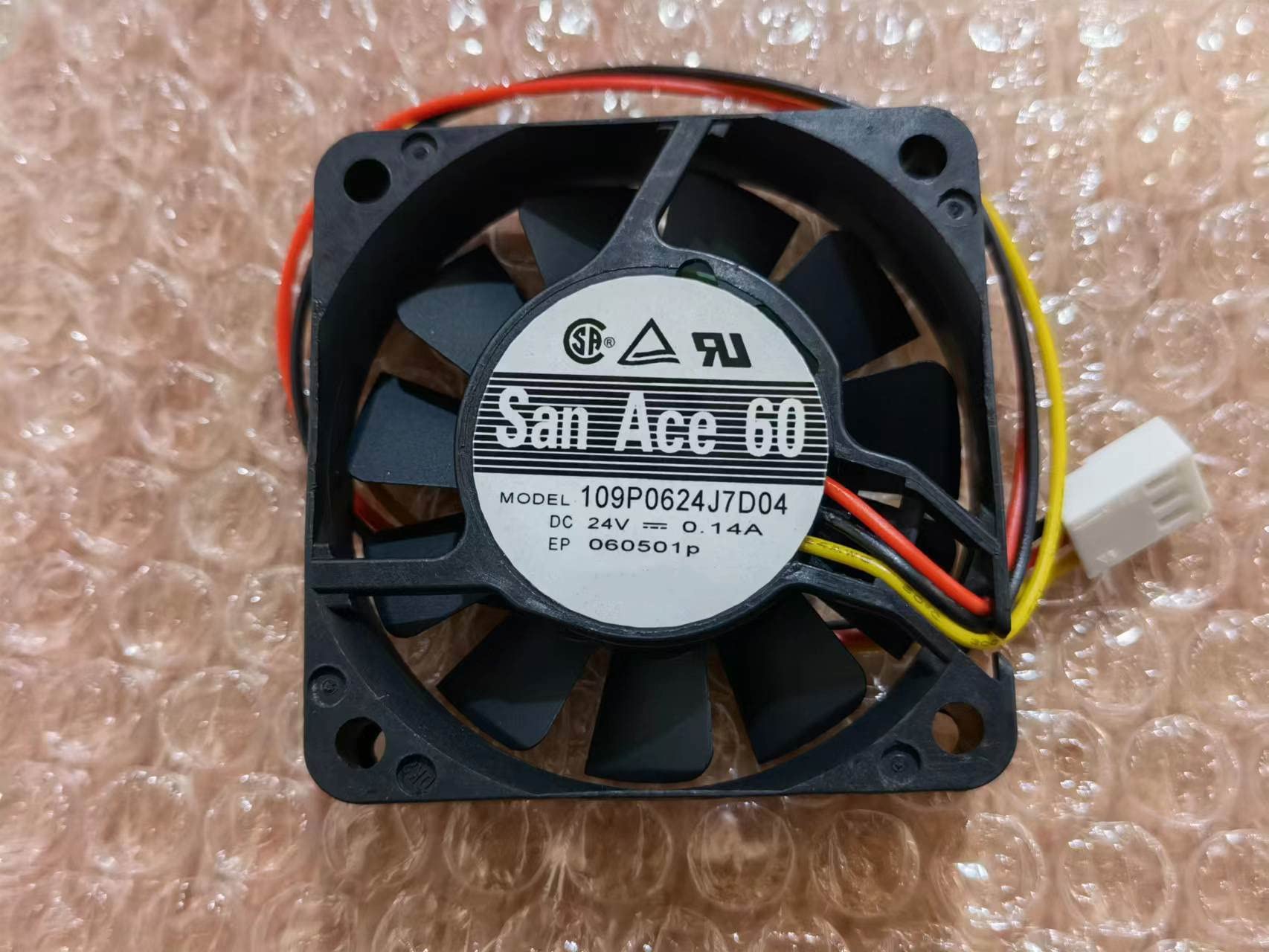 DC24V 0.14A 109P0624J7D04 6015 6cm 3-Wire high Airflow Cooling Fan