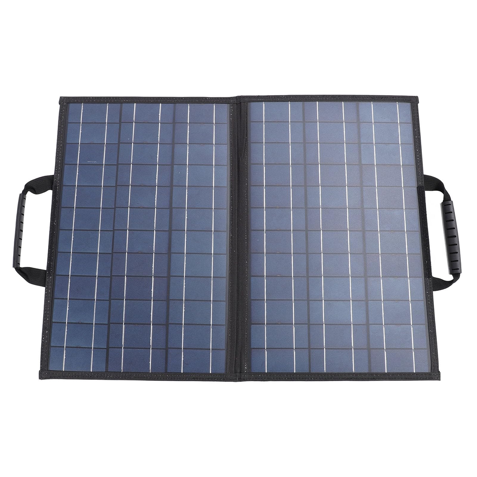 Kit de panneau solaire 80 W chargeur solaire pliable portable avec compteur de réglage d'angle double USB charge rapide pour camping en plein air randonnée silicium polycristallin
