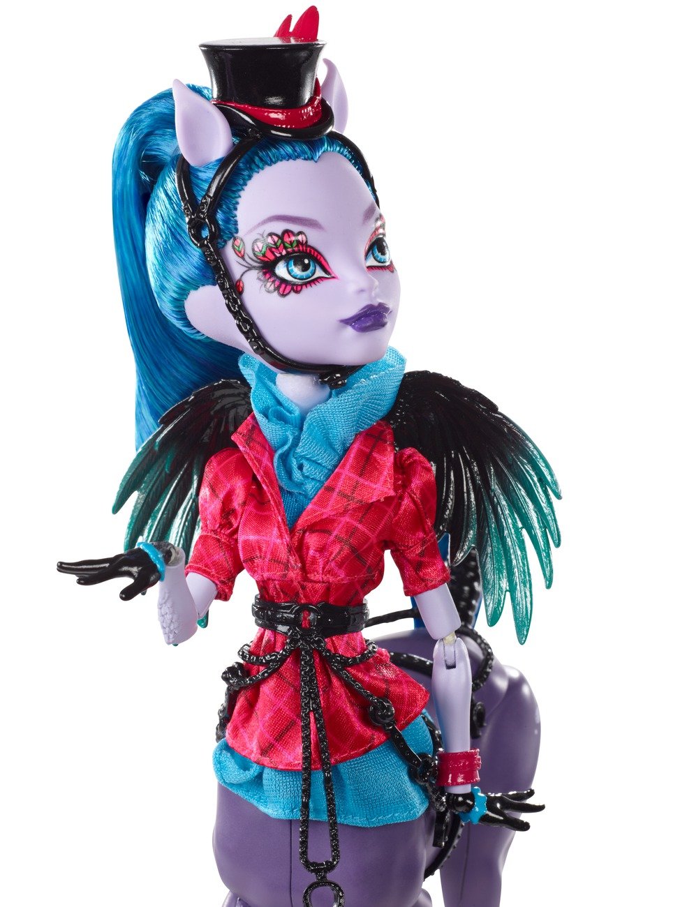 Mattel CCM46 - Monster High Fatale Fusion Hybrid Avea Trotter, Puppe