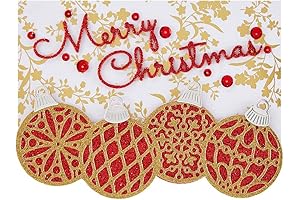 Spellbinders Christmas Ornament Border Thin Metal Etched Die Set