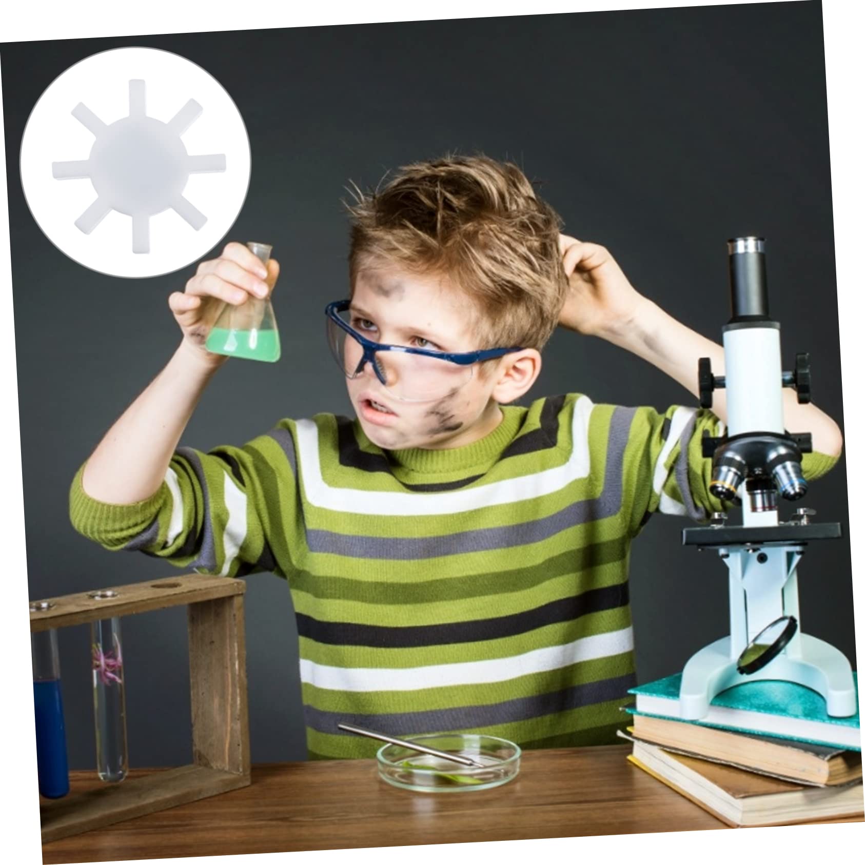 ULTECHNOVO 10piezas Barra De Agitación Magnética Octagonal Para Laboratorio Para Mezcla De Líquidos Investigación Química y Biológica