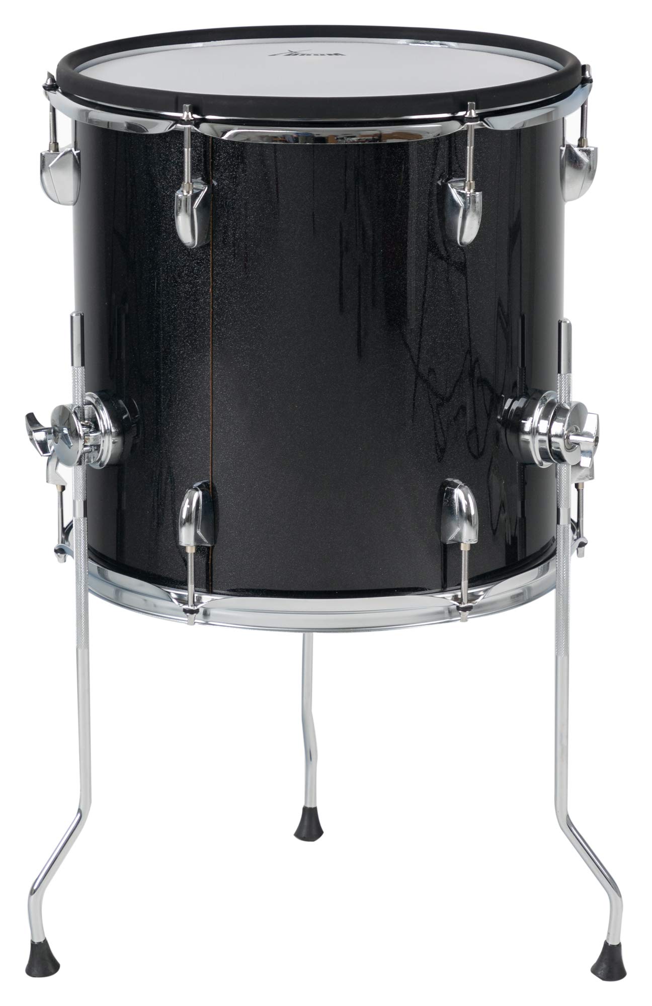 XDrum DD-670 Add-On Set, Pad Tom Dual Zone 14" x 14" nel formato Standtom | Fusto in legno rivestito, Pelle mesh doppio strato, Sensazione di suono naturale, risposta autentica, rimbalzo realistico