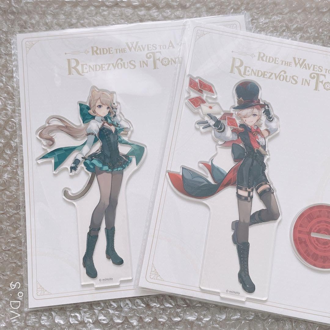 原神 フォンテーヌ展グッズセット Amazon.co.jp: 原神 フォンテーヌ展 リネリネット アクスタセット
