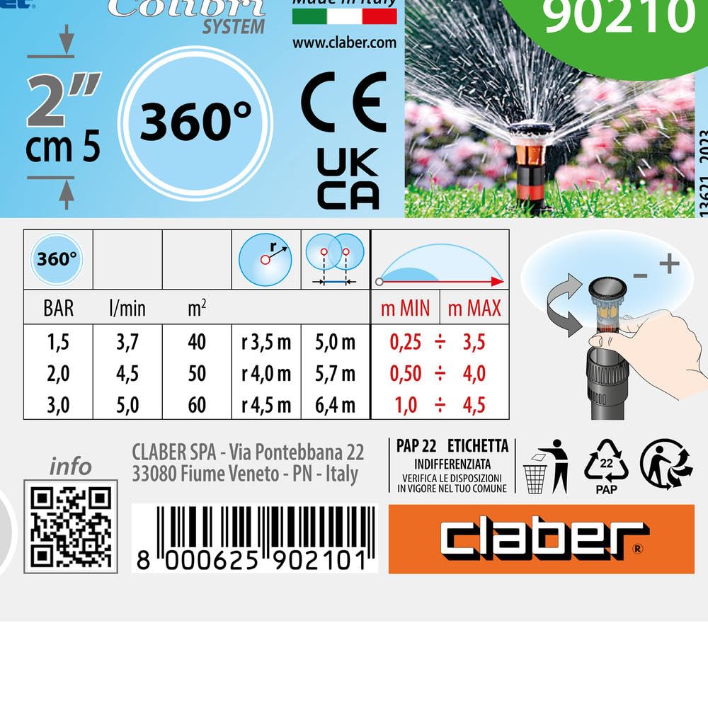 Claber - Kit colibri 50m sin programador