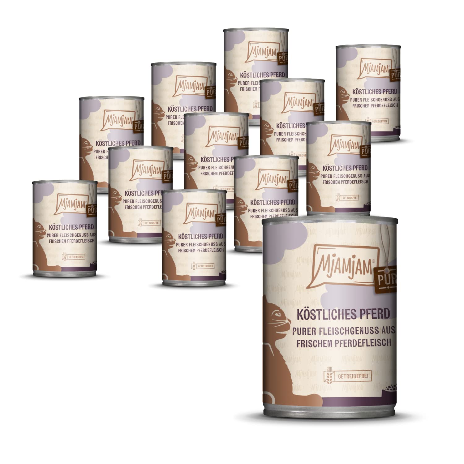 MjAMjAM - Purer Fleischgenuss - köstliches Pferd pur 12 x 400 g