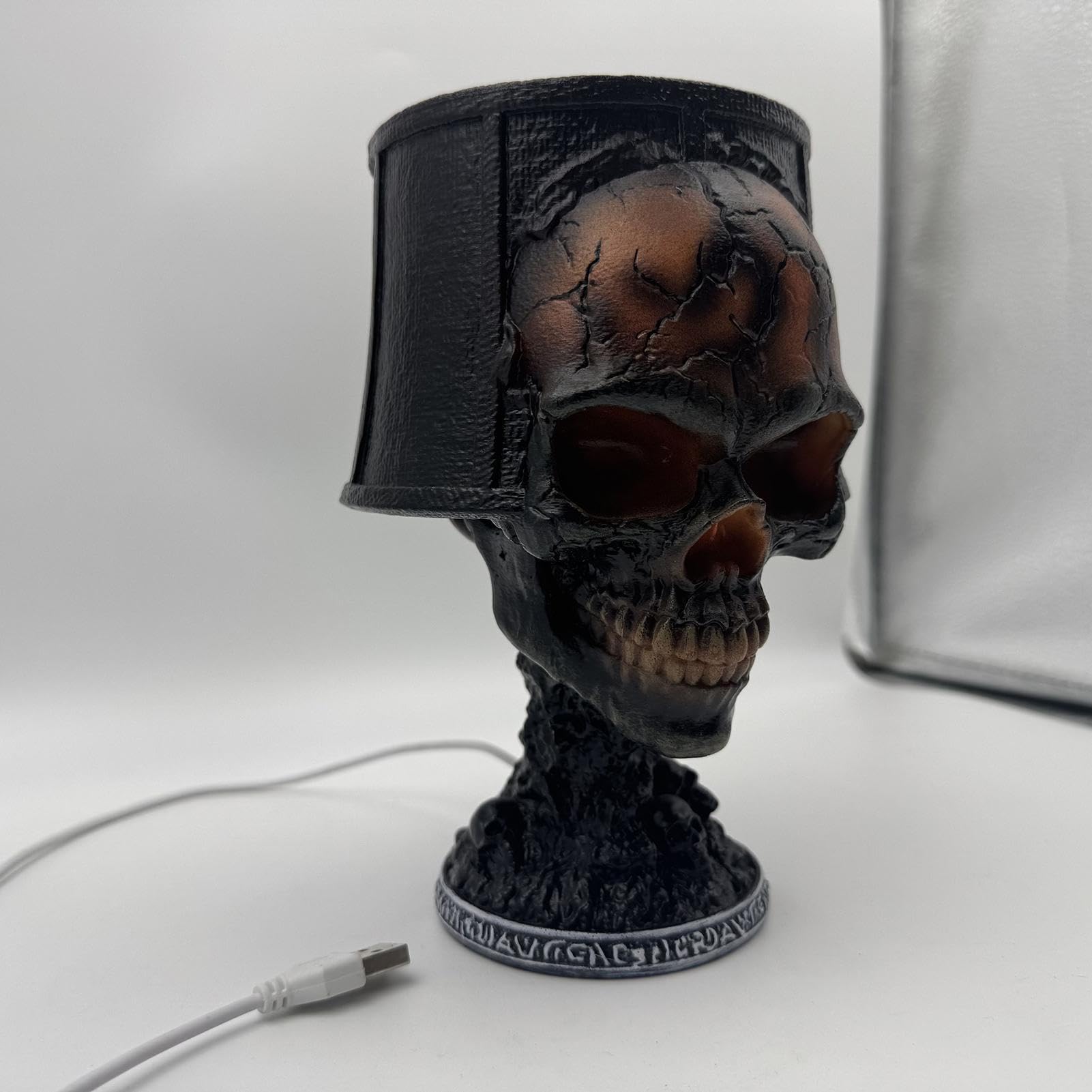 Generico Lampada Da Tavolo Gotica | Lampada Halloween Decor Scrivania - Luci Notturne Decorazioni Teschio Halloween, Decorazioni Casa Per Camera Da Letto E Soggiorno