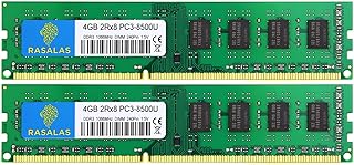8GB DDR3 Kit (2x4GB) PC3-8500 DDR3 1066 Mhz DDR3 8GB Udimm DDR3 Ram 2Rx8 1.5V CL7 Desktop Comuter Ram Memory Modules Upgrade