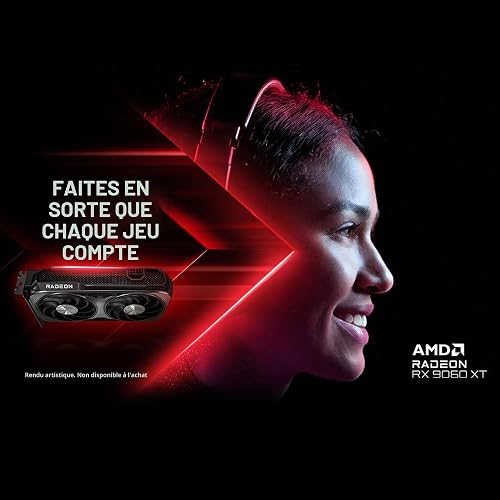 GIGABYTE Radeon RX 9060 XT Gaming OC 16G Graphics Card, PCIe 5.0, 16GB GDDR6, GV-R9060XTGAMING OC-16GD Video Card - 4