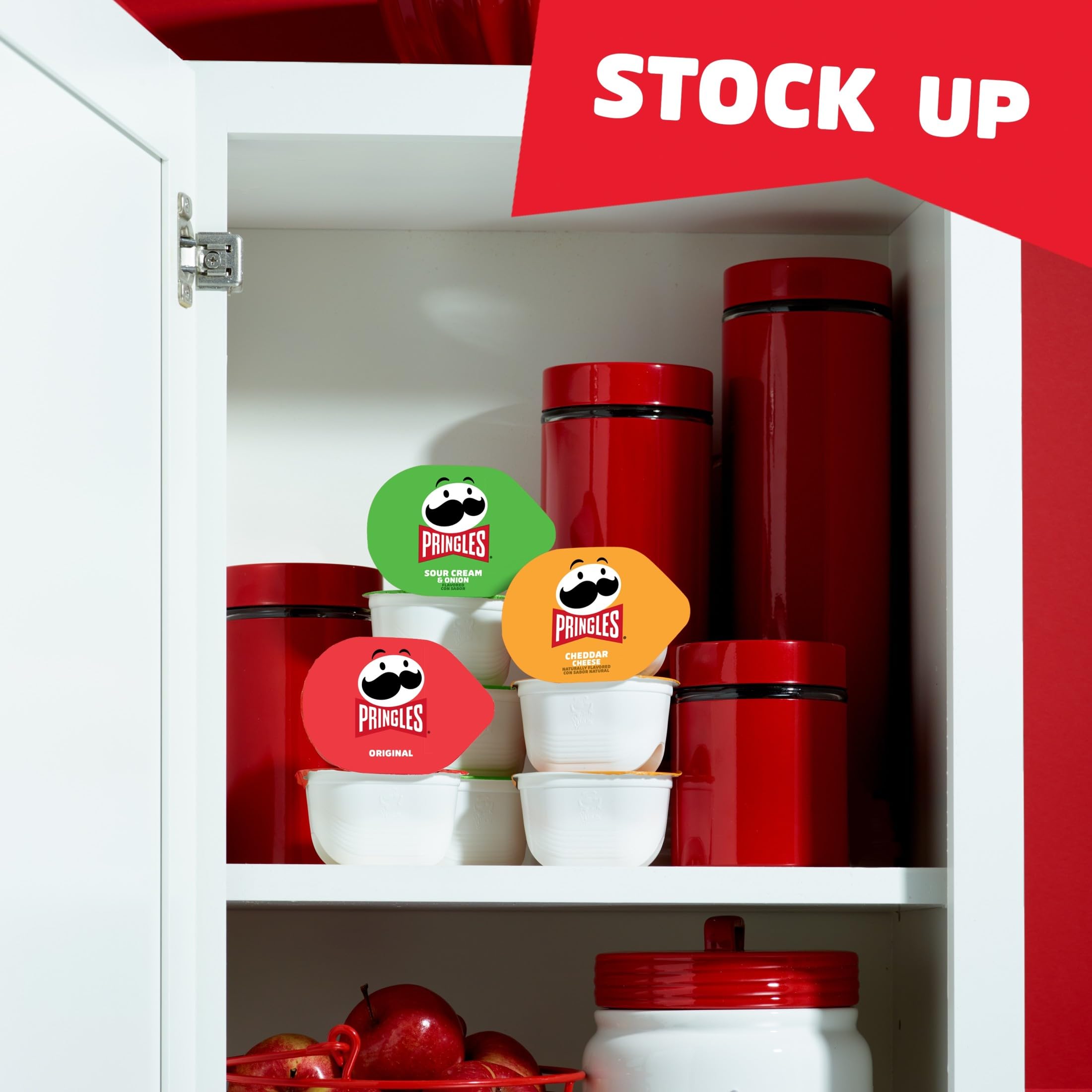 Pringles Chipsy ziemniaczane, zestaw różnych przekąsek, przekąski, pudełko na lunch, kubek 20 ml (36 filiżanek)