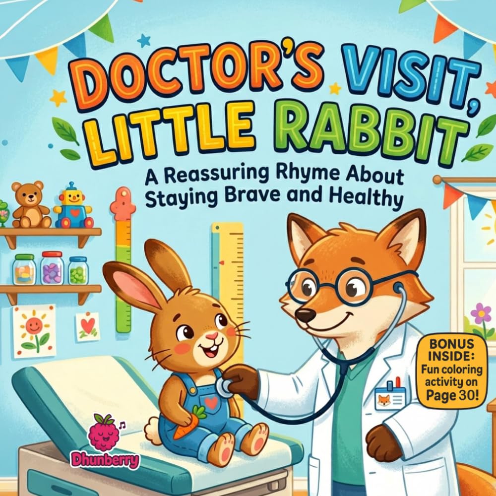 Doctor’s Visit, Little Rabbit: A Reassuring Rhyming Story About Bravery, Health, and First Checkups