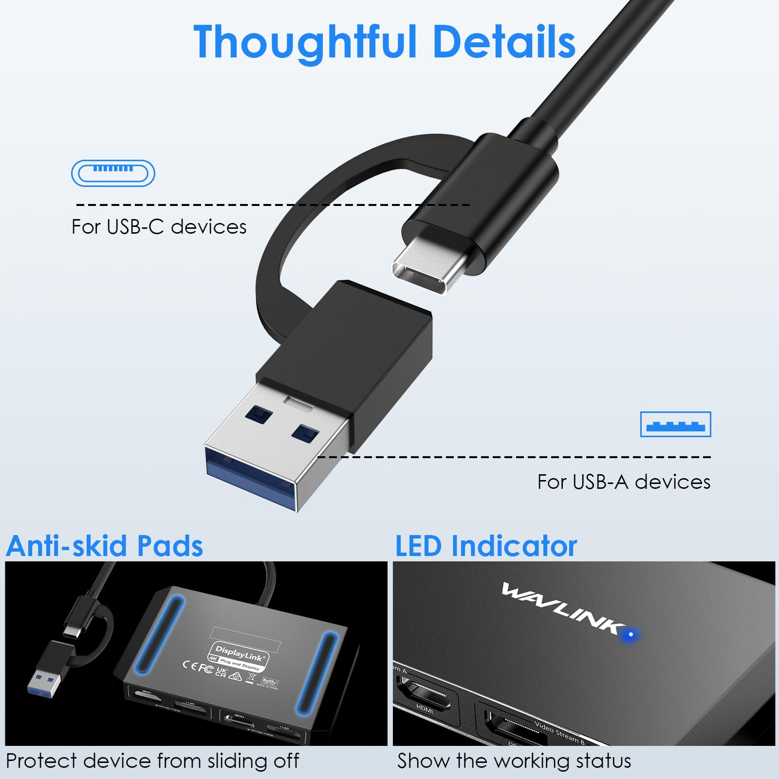 Cable Matters Adattatore USB 3.0 a HDMI Super Veloce (Adattatore USB a HDMI) per Windows Fino a