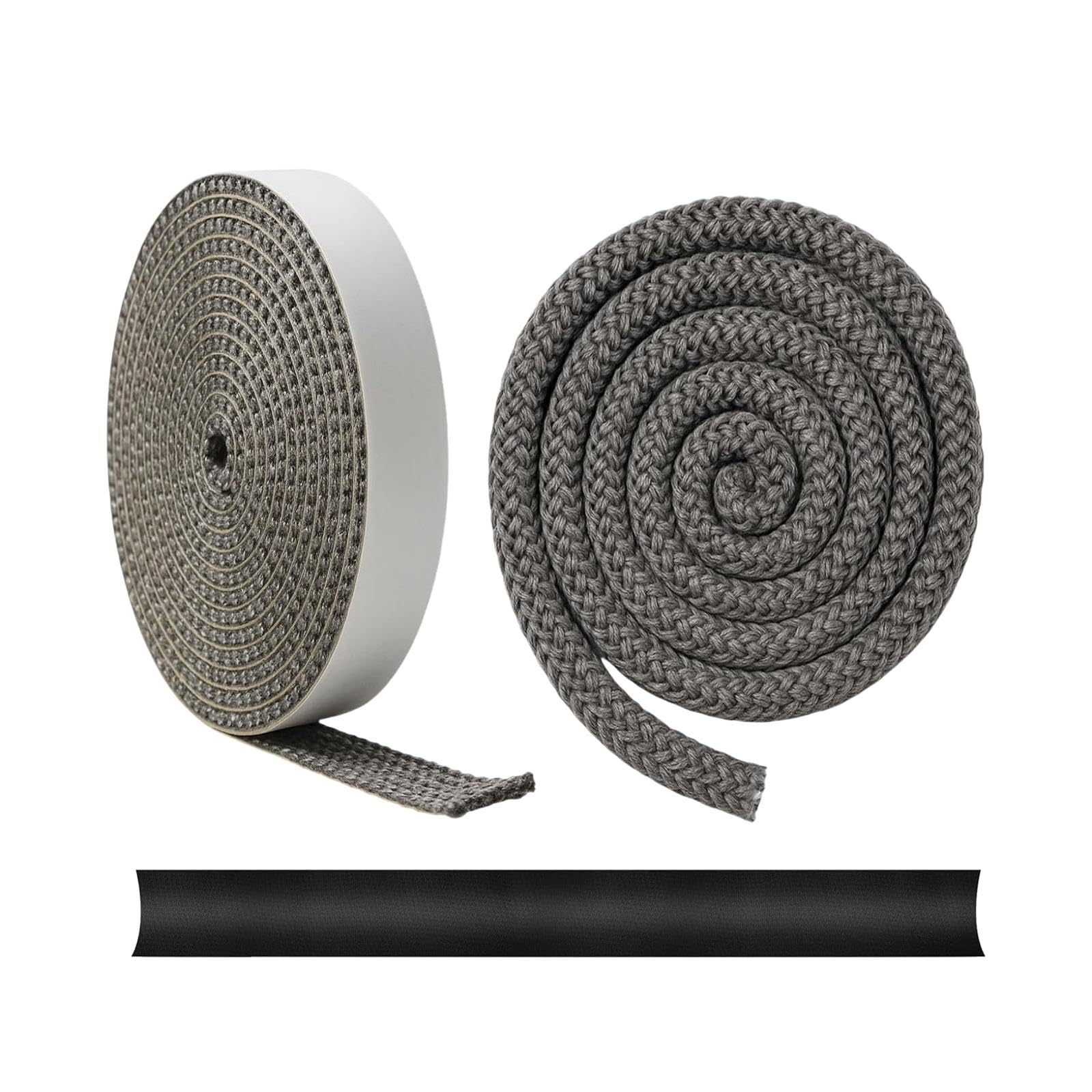 perfk Guarnizione per in corda di fibra di vetro Guarnizione per stufa resistente al calore versatile di facile installazione